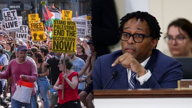 House Democrat clashes with activists over Israel ‘genocide’ as pro-Palestinian protests derail town hall
